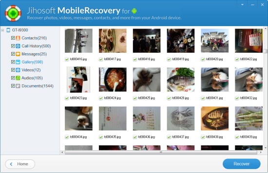 jihosoft iphone data recovery export