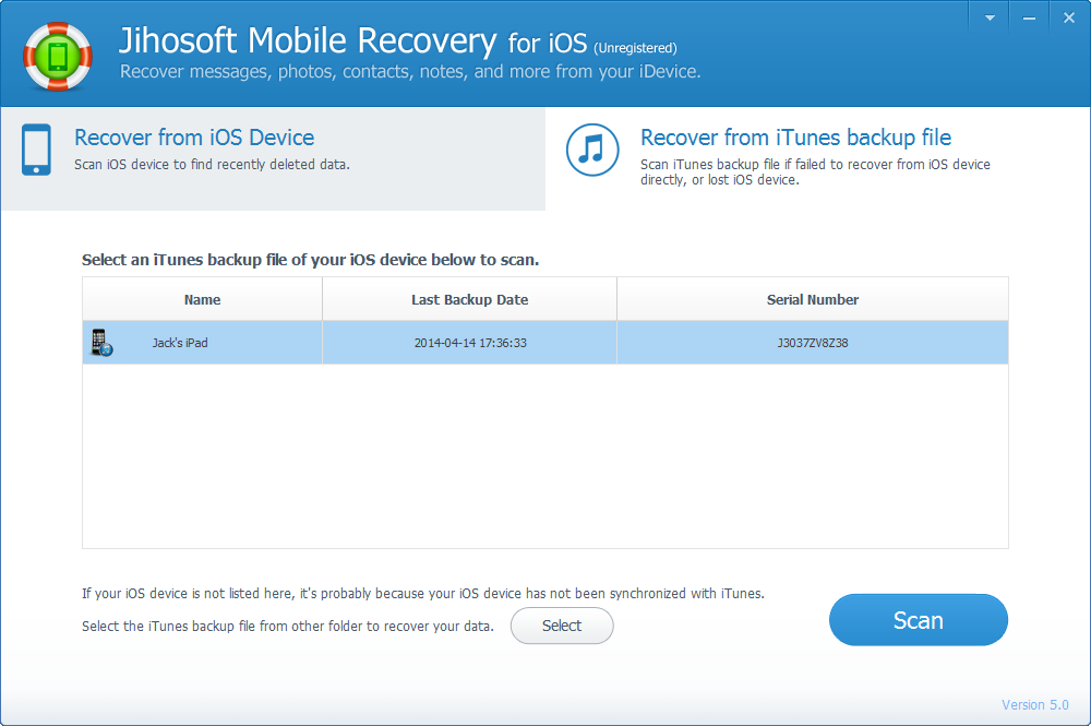 jihosoft iphone data recovery