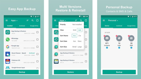 Top 10 Best Free Android Backup Apps 2019