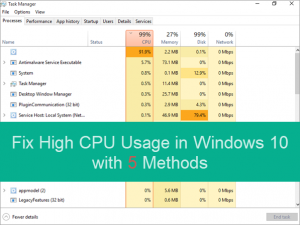 monitor cpu usage windows 10