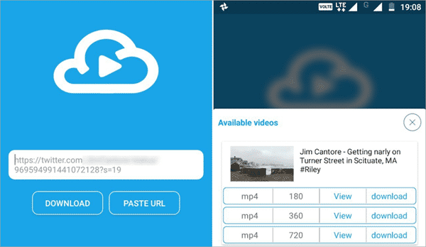 how to download twitter videos on iphone