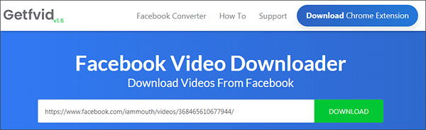 face book video download