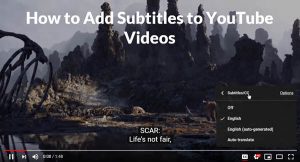 subtitles for youtube videos