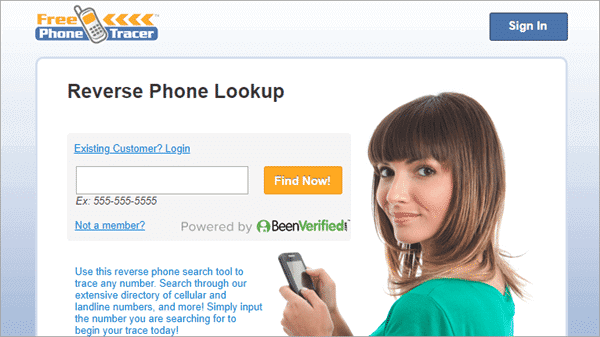 Free Phone Tracer ist eine kostenlose Website, mit der Sie den Standort der Handynummer online verfolgen können.