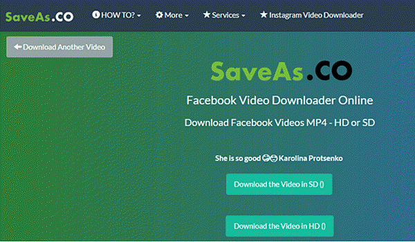 free online facebook video downloader