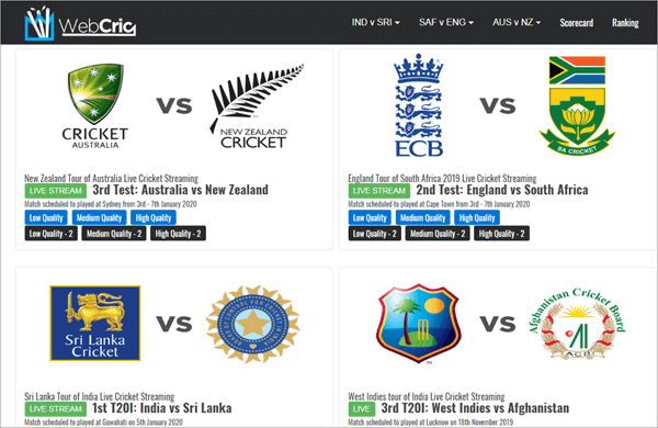 This is an awesome website for all enthusiastic cricket fans from all around the world.